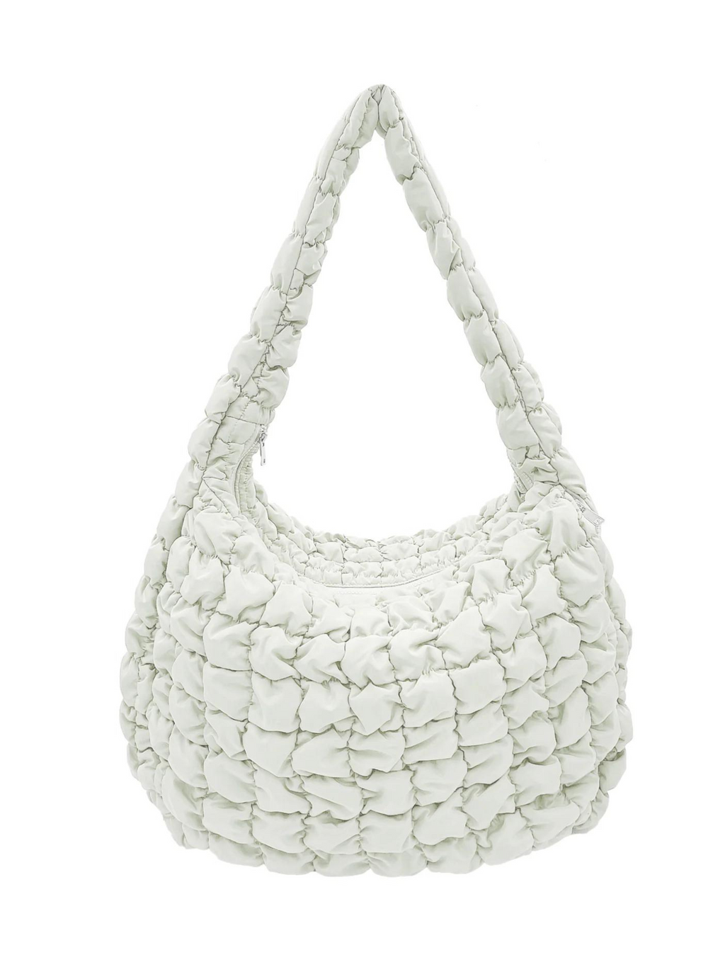 Extra Large Quilted Bag Ivory Meredith Jaye / M and Em's