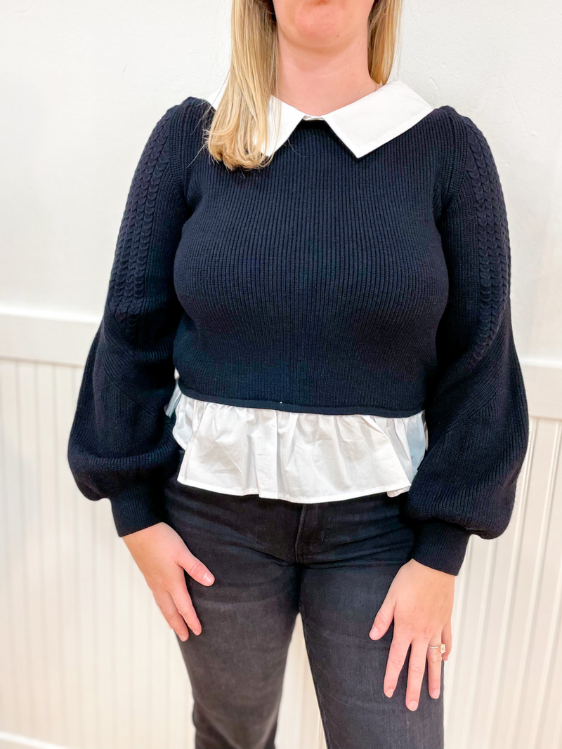 Classic Collar & Cuff Sweater
