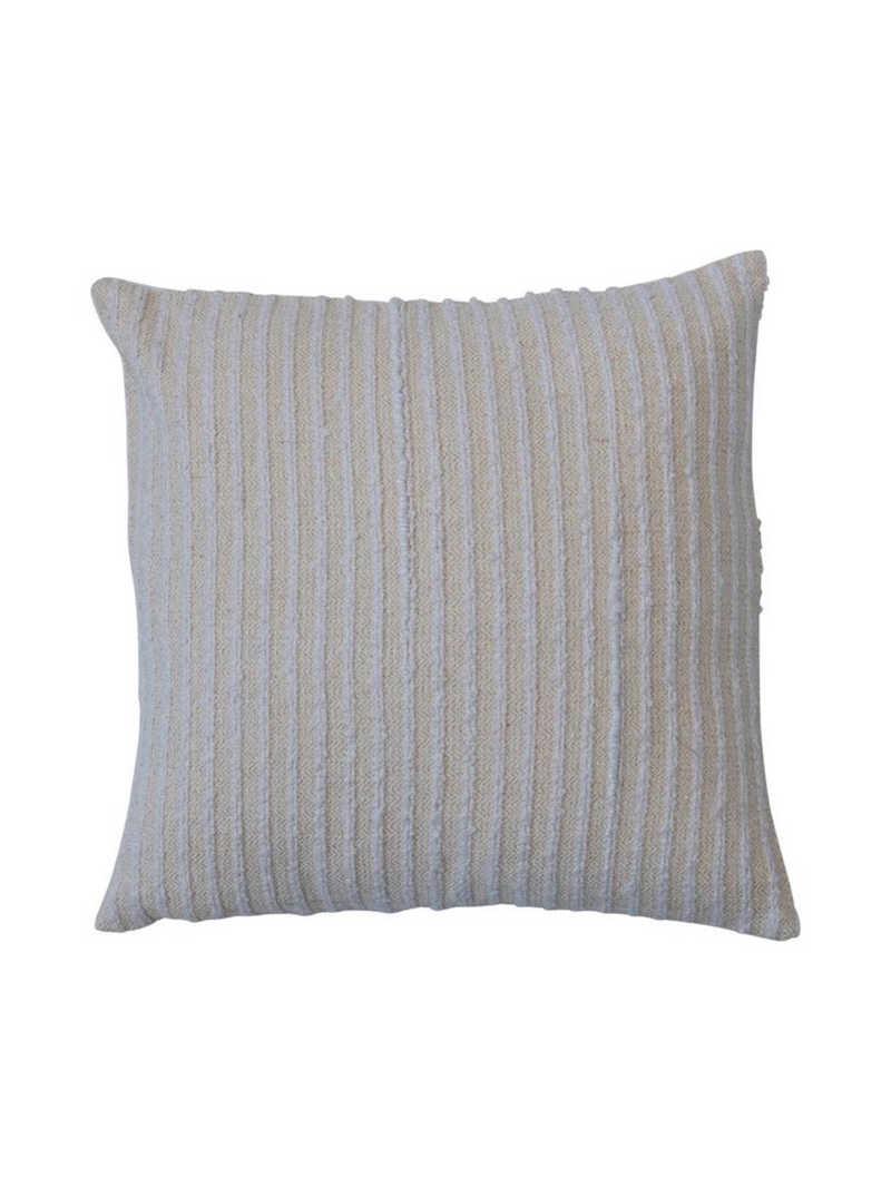 Stripes/Gold Thread Pillow