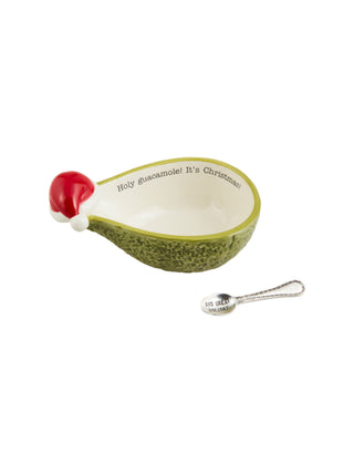 2pc Christmas Guac Tidbit Set