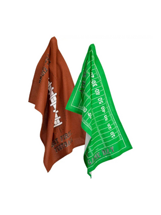 2pc Football Tea Towels