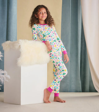 2pc Pink Falala PJ Set - Girl