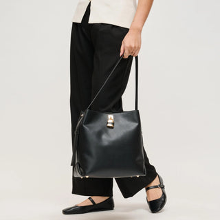 Black Caroline Hobo Bag