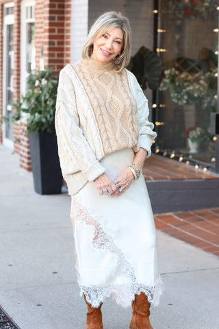 Heather Knit Sweater