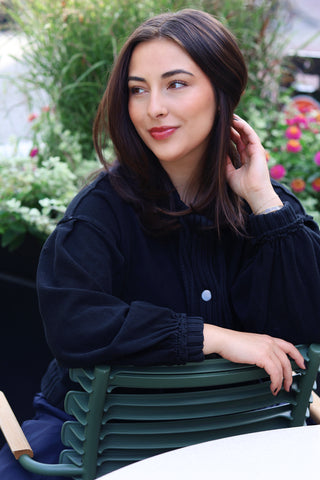 The Collins Knit Cardi Jacket Black