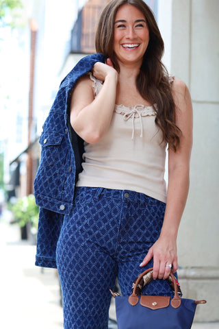 Denim Diamond Jacket