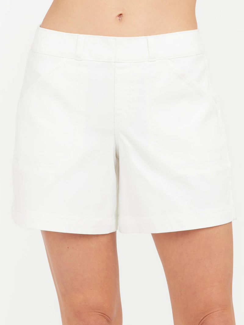 6" Twill Shorts - Bright White