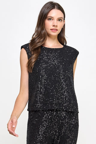 A Sparkly Night Sequin Top