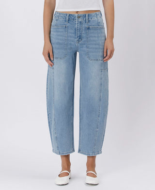 Accomplishments High Rise Barrel Jean