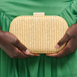 Alix Evening Bag Natural