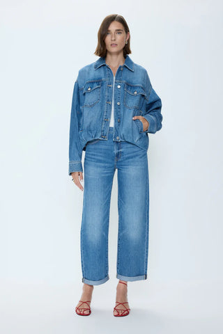 Bibi Blouson Trucker Heartfelt