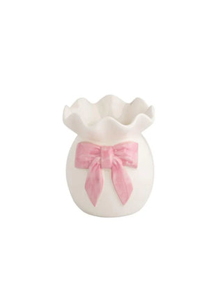 Big Bow Val Ruffle Bud Vase