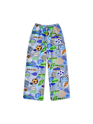 Born to Play Soccer Plush Pants