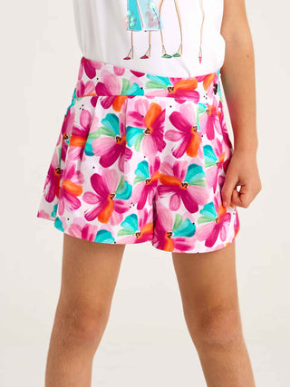 Bright Floral Shorts - Girl