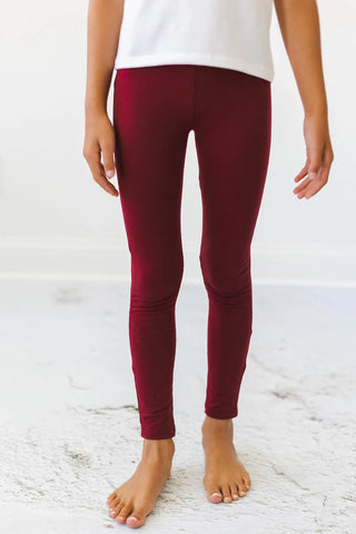 Burgundy Leggings