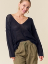 Casual Outing Knit Sweater - Black