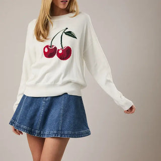 Cheers to Cherry Sweater