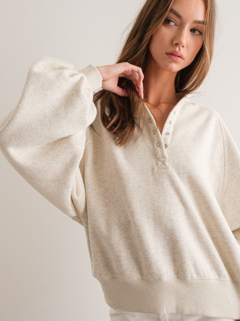 Comfy Cuddly Sweatshirt - Melange