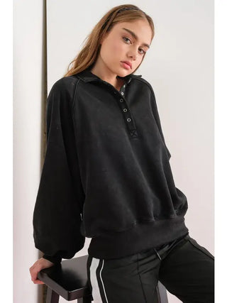 Comfy Cuddly Sweatshirt - Black