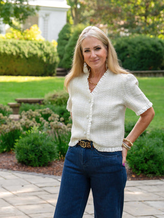 Contrast Cream Jacket