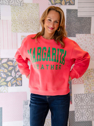 Coral Margarita Sweatshirt