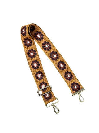 Crochet Bag Strap - Brown