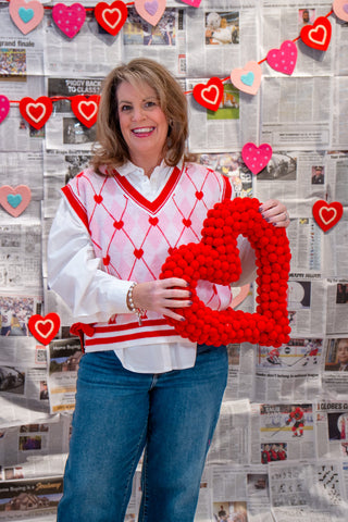 She's Stealing Hearts Bow Vest