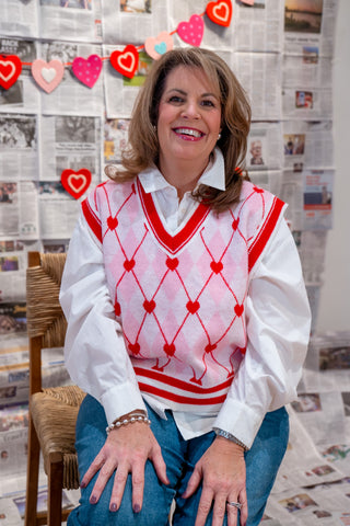 She's Stealing Hearts Bow Vest