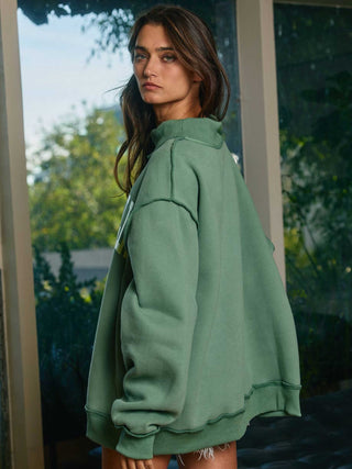 Dilly Dally Mockneck Sweatshirt