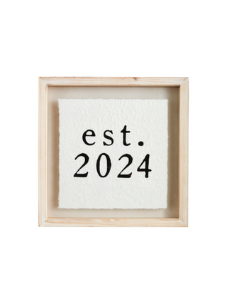 Est. 2024 Wall Plaque