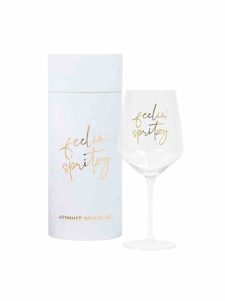 Feeling Spritzy Wine Glass