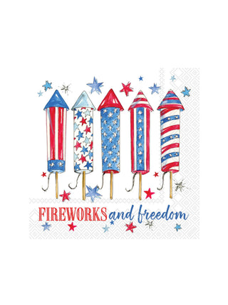 Fireworks And Freedom Cocktail Napkins