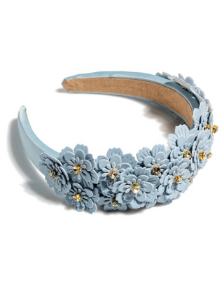 Flower Headband - Sky
