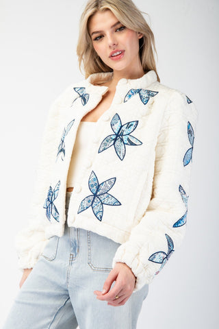 Flower Power Quilted Jacket