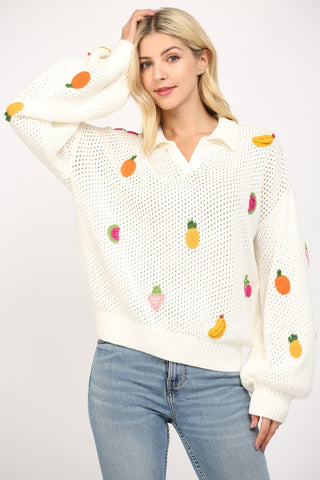 Fruit Ninja Crochet Sweater