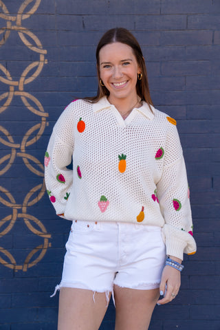 Fruit Ninja Crochet Sweater