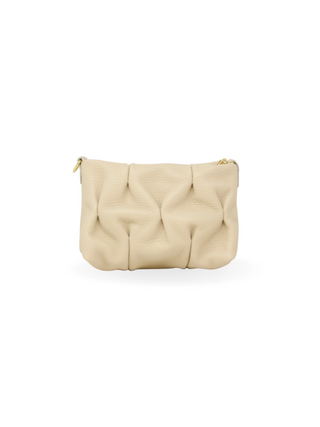 Genuine Leather Crossbody - Ivory