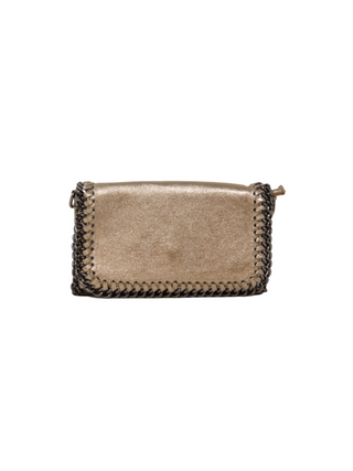 Genuine Leather Crossbody Bronce