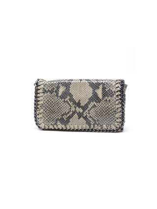 Genuine Leather Crossbody Taupe