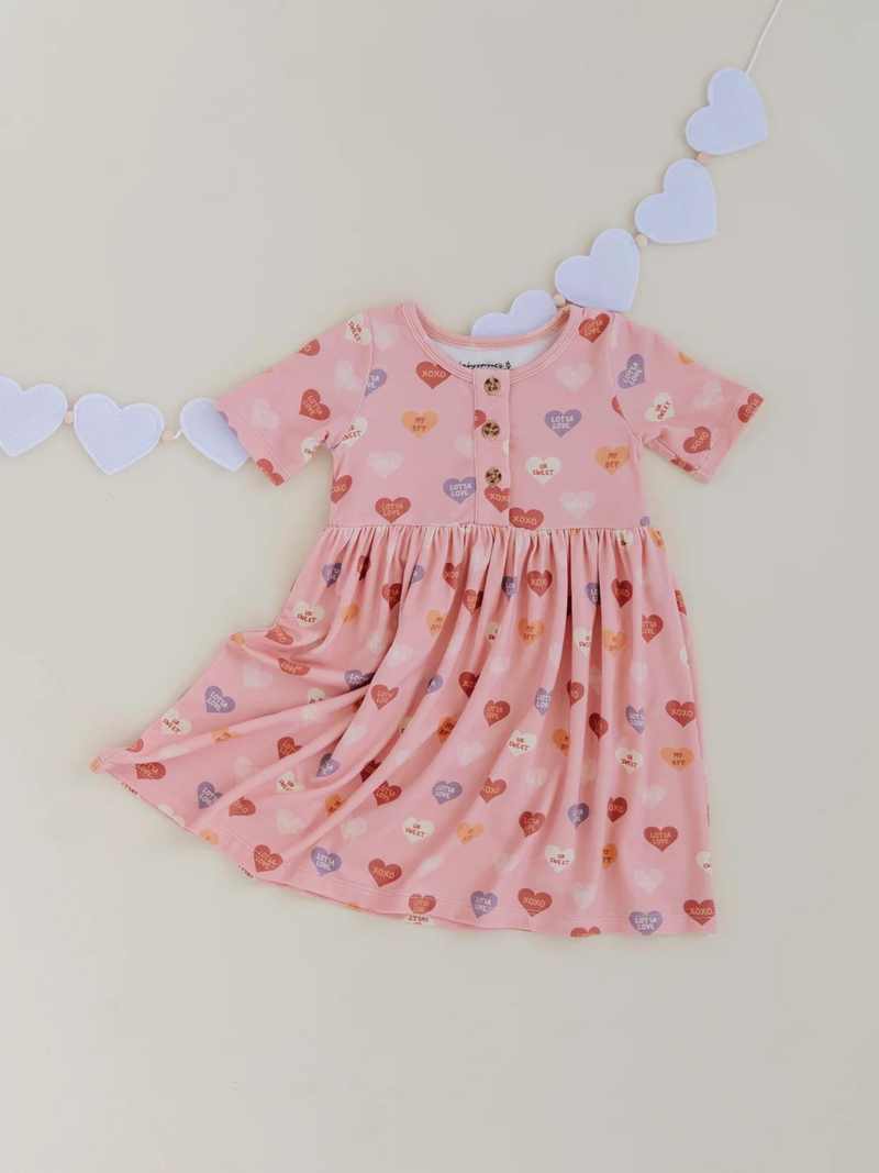 Girls Heart Dress - Toddler Girl