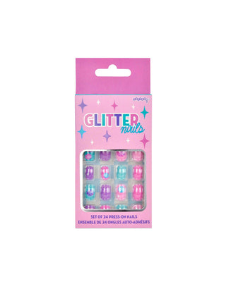 Glitter Press On Nail Set