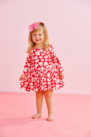 Heart T-Shirt Dress - Infant Girl