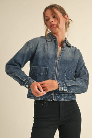 Here I Go Denim Jacket