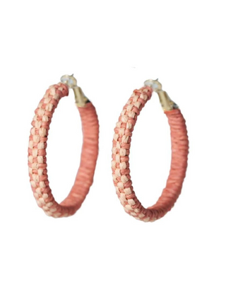 Holly Hoops - Coral/Peach