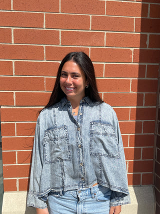 Dancing in Denim Jacket