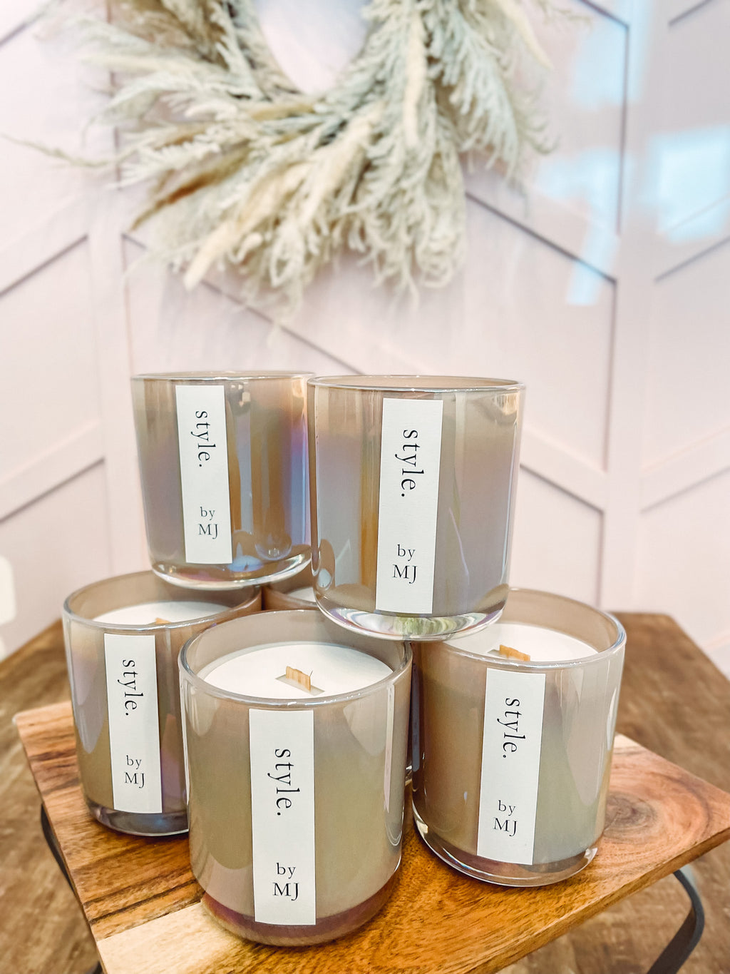 Balsam and Cedar Statement Candle – Meredith Jaye / M and Em's