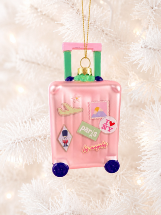 Jetsetter Luggage Ornament