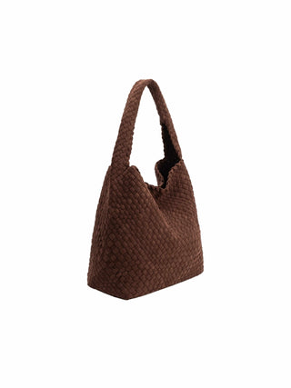 Johanna Tobacco Suede Bag