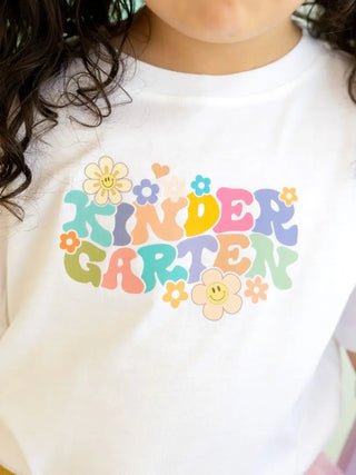 Kindergarten Retro Tee - Big Girl