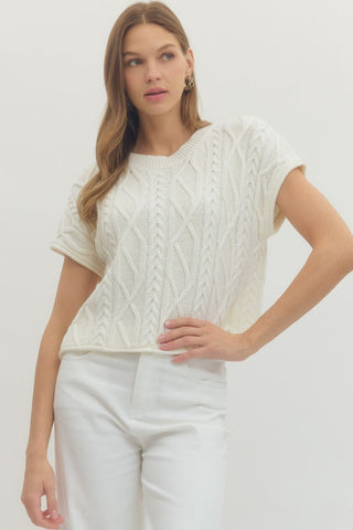 Knit Sweater Off White